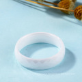 Anillo de cerámica de 6 mm de 6 mm Amazon Hot vendiendo anillos de cerámica blancos